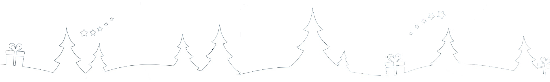 Winter Light Christmas Holiday Trees in Rockland County NY